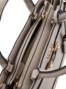 GUESS Silvye Luxury Satchel Stone GUESS Silvye Luxury Satchel Stone
