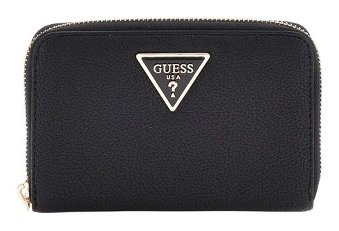 GUESS Laurel SLG Medium Zip Around Wallet Black