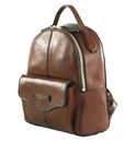 THE BRIDGE Gloria Backpack S Marrone 14 / Oro