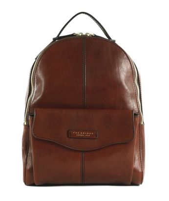 THE BRIDGE Gloria Backpack M Marrone 14 / Oro