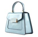 THE BRIDGE Ginevra Top Handle Bag Baby Blu Oro