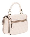 GUESS Orlina Logo Top Handle Flap Bag Sand Logo GUESS Orlina Logo Top Handle Flap Bag Sand Logo