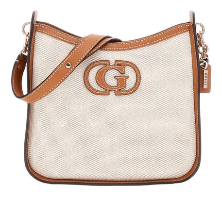 GUESS Sebina Bucket Shoulder Bag Natural / Caramel