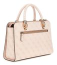 GUESS Orlina Logo Society Satchel Sand Logo