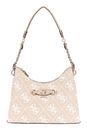 GUESS Izzy Top Zip Shoulder Bag Sand Logo GUESS Izzy Top Zip Shoulder Bag Sand Logo