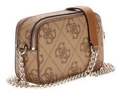 ★TOUT Y EST★ IZZY Jacquard Logo Pattern Mini Camera Bag HO Izzy Jacquard Logo Camera Bag | Guess