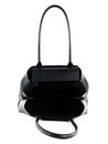 FURLA Meridiana Tote M Nero + Nero int