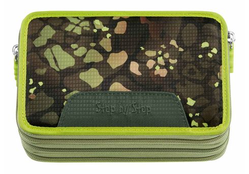 Step by Step XXL Pencil Case, 3 Folds Dino Torex