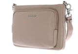 MANDARINA DUCK Mellow Leather Crossover Bag Warm Taupe MANDARINA DUCK Mellow Leather Crossover Bag Warm Taupe