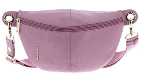 MANDARINA DUCK Mellow Leather Bum Bag Lilac Rose