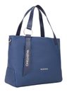 VALENTINO Peonies Re Shopping Bag Blu