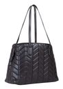 VALENTINO Petal Re Shopping Bag Nero VALENTINO Petal Re Shopping Bag Nero
