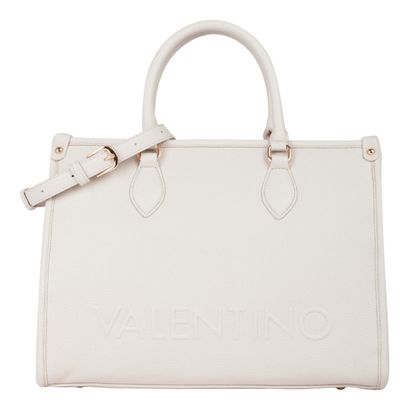 VALENTINO Rised Re Shopping Bag Ecru