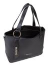 VALENTINO Peonies Re Shopping Bag Nero