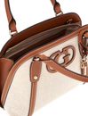 GUESS Sebina Satchel Natural / Caramel