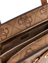 GUESS Izzy 2 Compartment Tote Latte Logo GUESS Izzy 2 Compartment Tote Latte Logo
