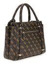 GUESS Eco Erica 2 Compartment Mini Tote Brown Logo