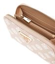 GUESS Laurel Zip Around Wallet M Sand Logo GUESS Laurel Zip Around Wallet M Sand Logo