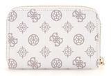 GUESS Laurel Zip Around Wallet M White Logo GUESS Laurel Zip Around Wallet M White Logo