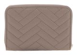 GUESS Anning SLG Medium Zip Around Wallet Dark Taupe GUESS Anning SLG Medium Zip Around Wallet Dark Taupe