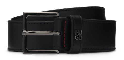 HUGO Giove-HU-GO-StG Sz35 Leather Belt W80 Black