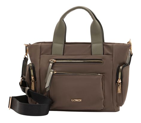 L.CREDI Odeta Handle Bag Khaki