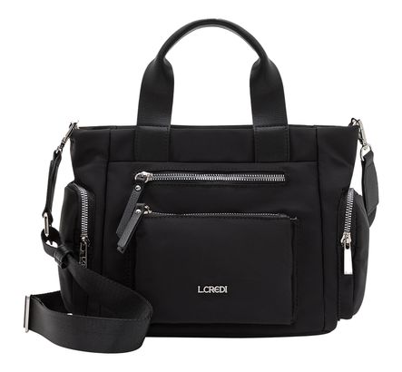 L.CREDI Odeta Handle Bag Black