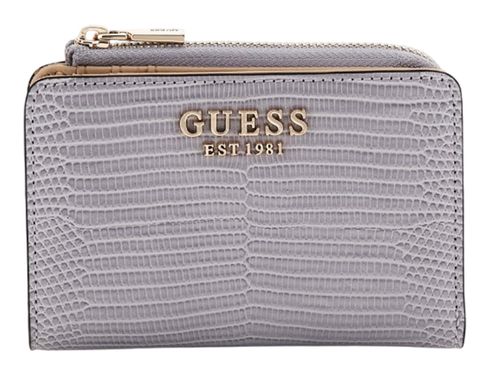 GUESS Orlina Zip Around Card Case Lavender Grey