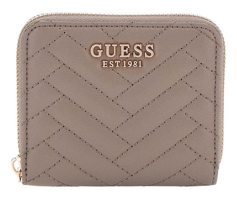 GUESS Anning SLG Small Zip Around Wallet S Dark Taupe