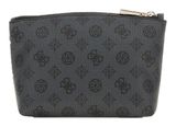 GUESS Wilder Large Top Zip Cosmetic Bag Charcoal