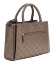 GUESS Gerty Girlfriend Satchel Bag Dark Taupe