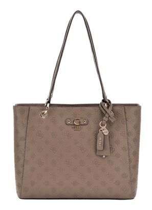 GUESS Gerty Noel Tote Dark Taupe