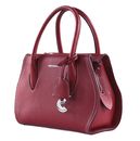 COCCINELLE Lord Handbag Grained Leather Sangria