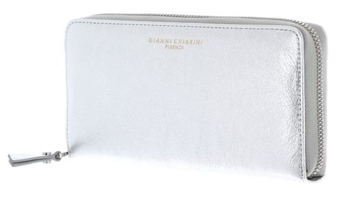 GIANNI CHIARINI Laminato Wallet Argento