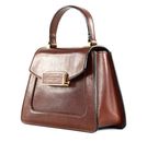 THE BRIDGE Ginevra Top Handle Bag Marrone 14 / Oro
