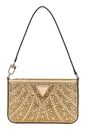 GUESS Beauvoir Mini Top Zip Shoulder Bag Gold