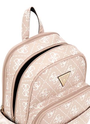 GUESS backpack Travel Backpack Sand Logo | Buy bags, purses 