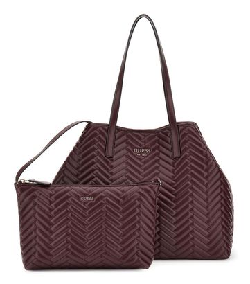 GUESS Vikky II Large 2 In 1 Tote Bag L Aubergine