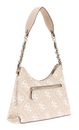 GUESS Izzy Top Zip Shoulder Bag Sand Logo GUESS Izzy Top Zip Shoulder Bag Sand Logo