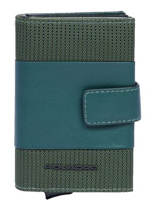 PIQUADRO PQ Earth Compact Wallet With Single Slider RFID Green