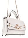 GUESS Silvye Convertible Xbody Flap Bag White