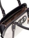 GUESS Sebina Satchel Natural / Black