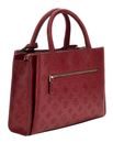 GUESS Gerty Girlfriend Satchel Bag Claret