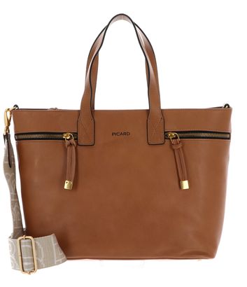 PICARD Soulmate City Shopper Cognac