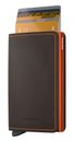 Secrid Slimwallet Matte Truffel & Orange Secrid Slimwallet Matte Truffel & Orange