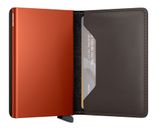 Secrid Slimwallet Matte Truffel & Orange Secrid Slimwallet Matte Truffel & Orange