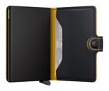 Secrid Miniwallet Matte Black & Ochre Secrid Miniwallet Matte Black & Ochre