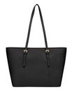 Lazarotti Bologna Leather Shopper L Black Lazarotti Bologna Leather Shopper L Black