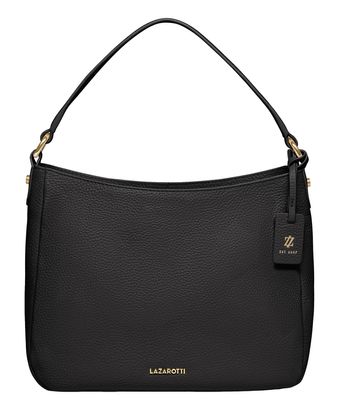 Lazarotti Bologna Leather Hobo Black