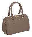Lazarotti Bologna Leather Bowling Bag Taupe Lazarotti Bologna Leather Bowling Bag Taupe